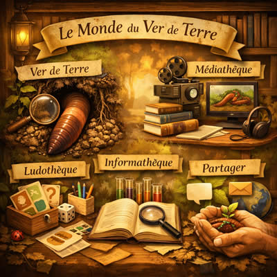 Ou trouver des informations sur le ver de terre ?